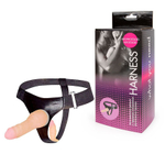 Страпон Erowoman‑Eroman EE-10065 с вагинальной пробкой, 16,5 см