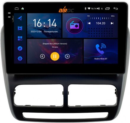 Магнитола для FIAT Doblo 2009-2015 - AIROC 2K RI-1503 Android 12, QLed+2K, ТОП процессор, 8/128Гб, CarPlay, SIM-слот