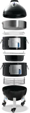 Гриль-коптильня угольная Napoleon Apollo AS22K , 52 см