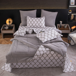 КПБ Сатин Velouria Luxe с Одеялом VL011, Евро, 4 наволочки