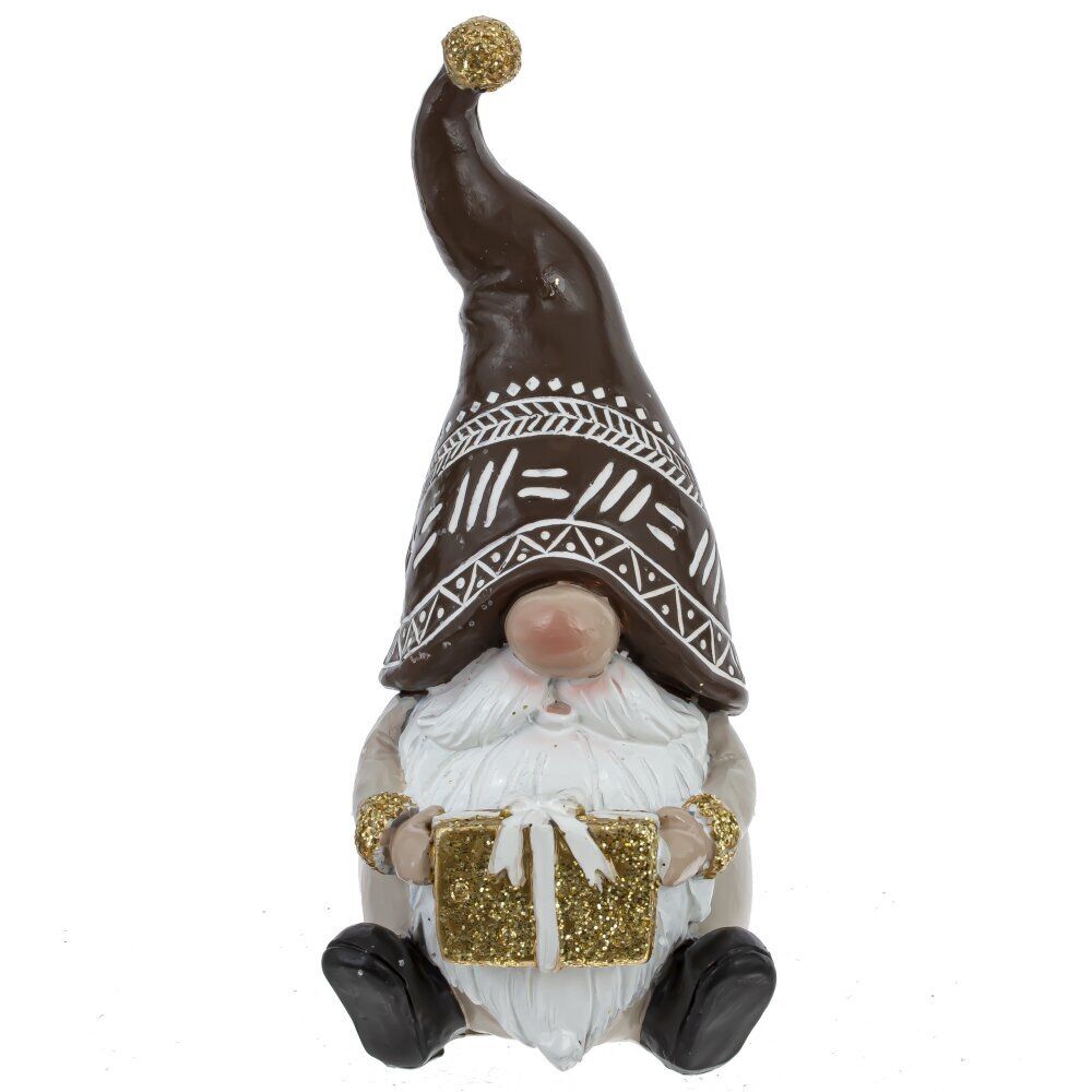 GAEM Фигурка декоративная "Гном", L7 W7 H14 см, 2в.