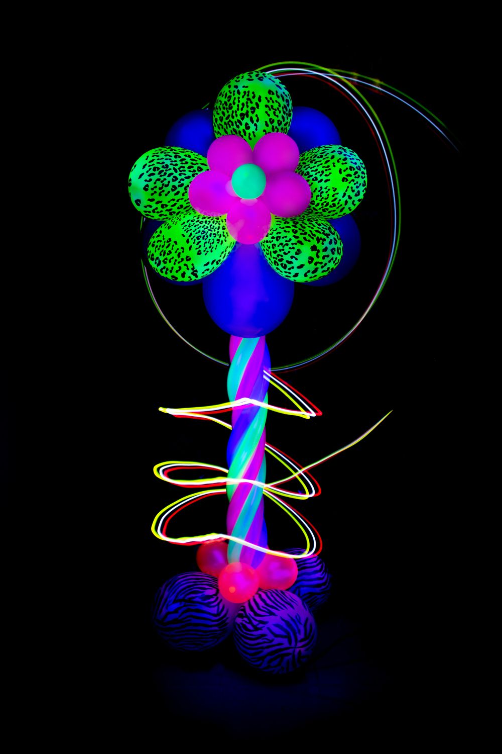 Шар (12"/30 см) Ассорти, неон, флюор 50 шт.