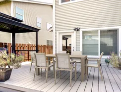 Раздвижной уличный стол Vegas 180-220х100 см, бежевый