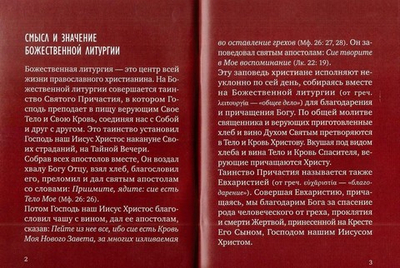 Божественная литургия. Смысл и порядок богослужения