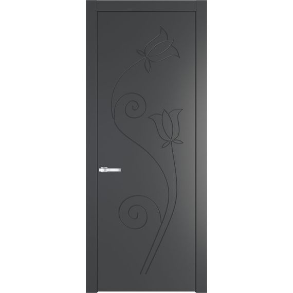 Фото межкомнатная дверь эмаль Profil Doors 5PW графит глухая