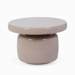 Кофейный столик Dare диаметр 60 бежевый глянец