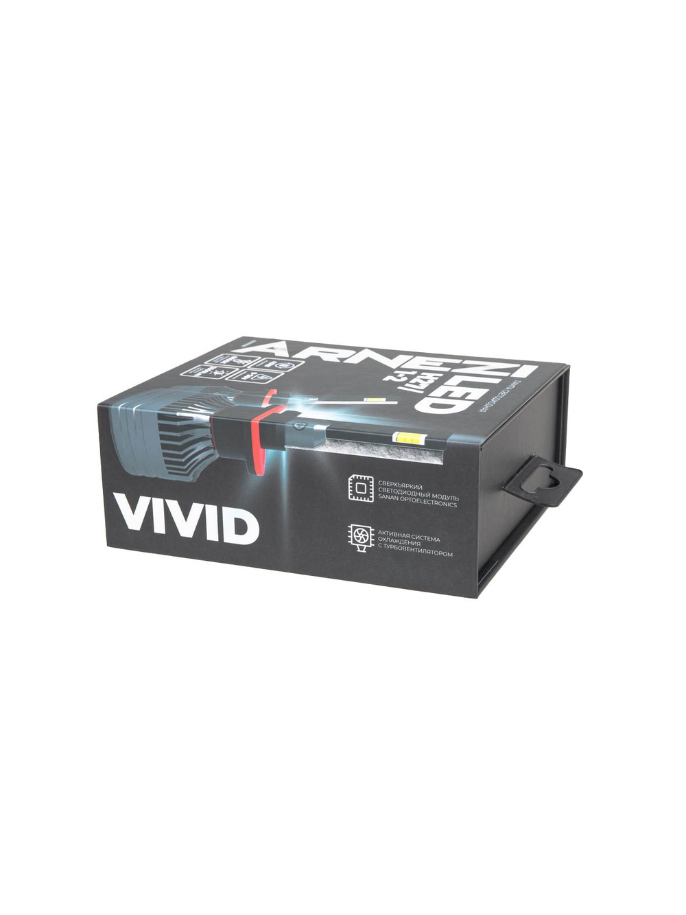 Лампа светодиодная 12/24V H27/1-2 45W 3500lm 6000K ARNEZI Vivid LED 2 шт. DUOBOX IP68 A2000058