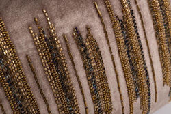 Подушка декоративная 30x50 Garda Decor Линии бежевая