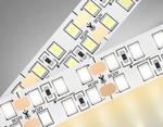 GS1701 2835 240Led/ 24W m/ 12V IP20 3000K/ 5000*10*1.2mm (2 конт.)