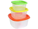 Набор контейнеров 3шт пищевые (05;0,9;1,55л) Bio Fresh