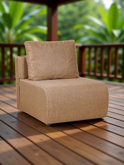 Кресло-кровать Нептун Ратибор темный компактное кресло для сна и отдыха с механизмом Еврокнижка и ящиком для белья