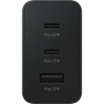 Сетевое зарядное устройство Samsung Trio мощностью 65 Вт (2 USB-C, USB-A) (EP-T6530)