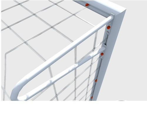 Ворота футбольные алюминиевые стационарные 7,32х2,44 м