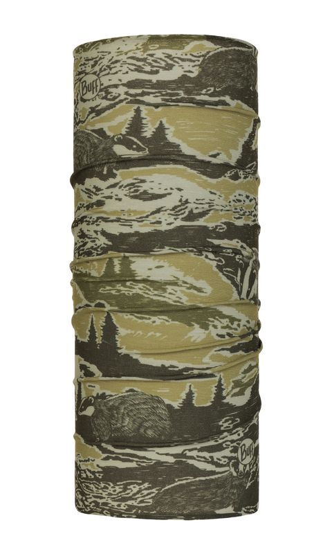 Многофункциональная бандана-труба детская Buff Wild Nature Khaki Фото 1