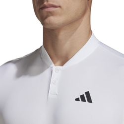 Мужское теннисное поло adidas Club Henley Polo Men - White, Black