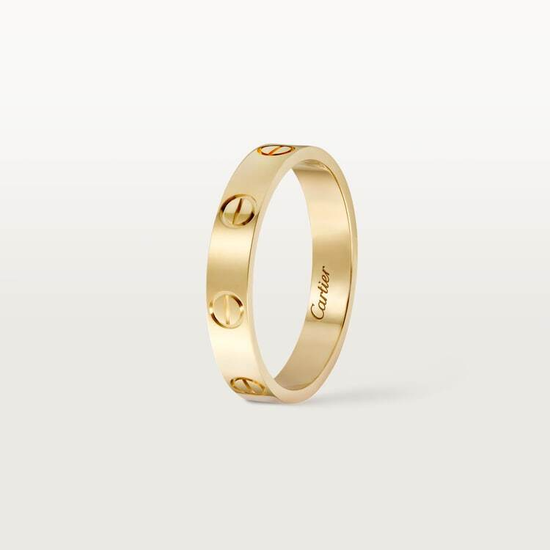 Кольцо Cartier LOVE ring small model в желтом золоте