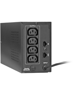 Источник бесперебойного питания Exegate EP285473RUS ИБП ExeGate Power Back BNB-850.LED.AVR.C13.RJ &lt;850VA/480W, LED, AVR,4*IEC-C13, RJ45/11, Black&gt;