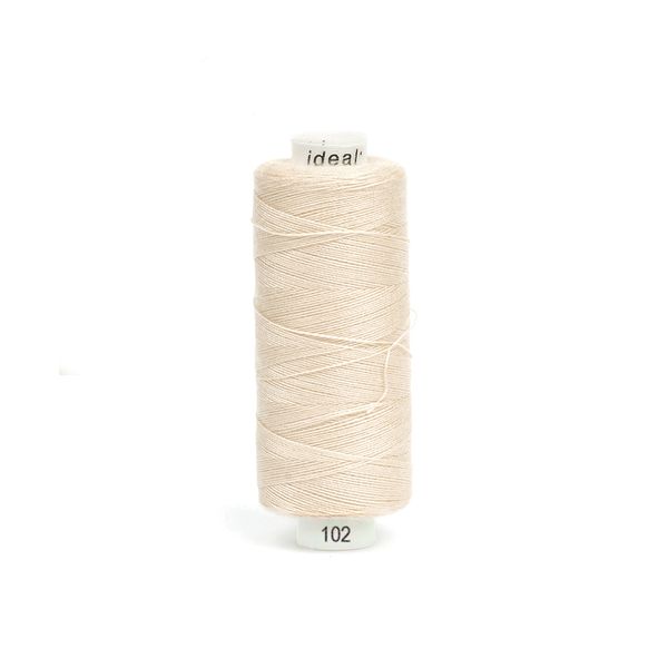 Нитки швейные бытовые Ideal 40/2, 366 м / 10 кат., 102 экрю