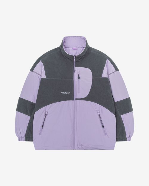 Куртка Ymkashix флисовая Ranger серый/пурпурный