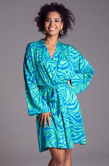 Женский халат Mia-Amore SEVILLE 5063 вискоза с шелком