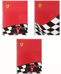 Тетрадь 80л Wсп А4 кл FR32/2EAC полн УФ лак Ferrari (гофр24)