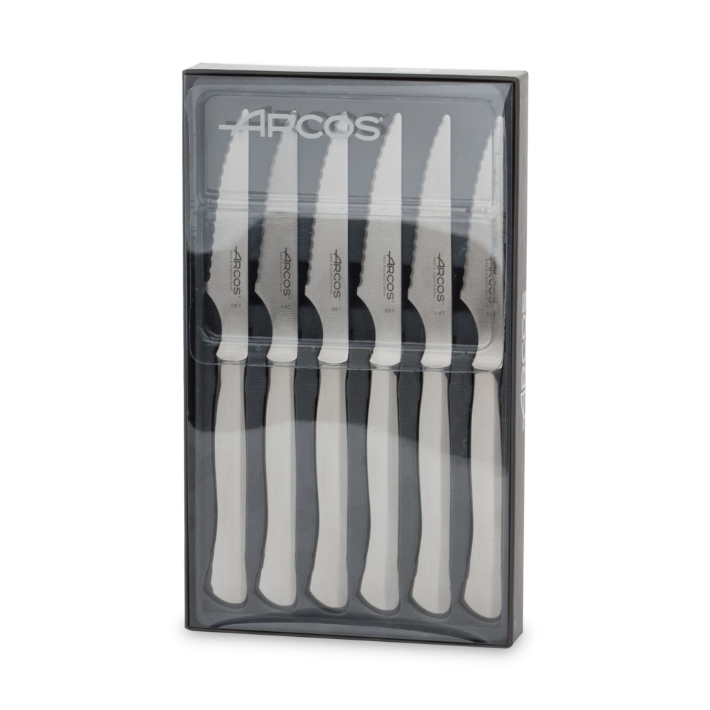 Набор ножей для стейка 6шт Arcos Steak Knives Испания упаковка