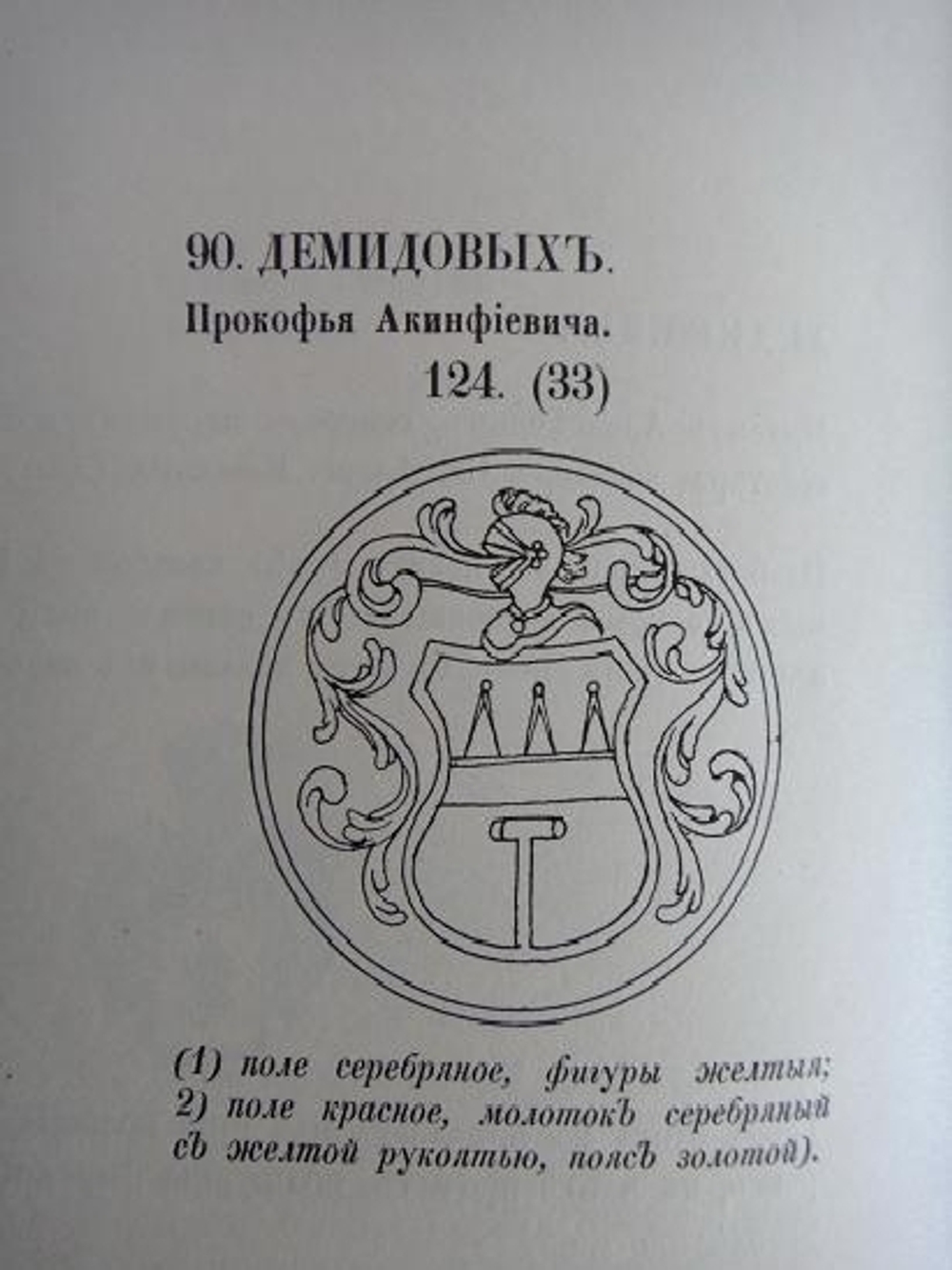 "Гербовник Анисима Титовича Князева". Издал С.Н.Тройницкий. 1912 г.