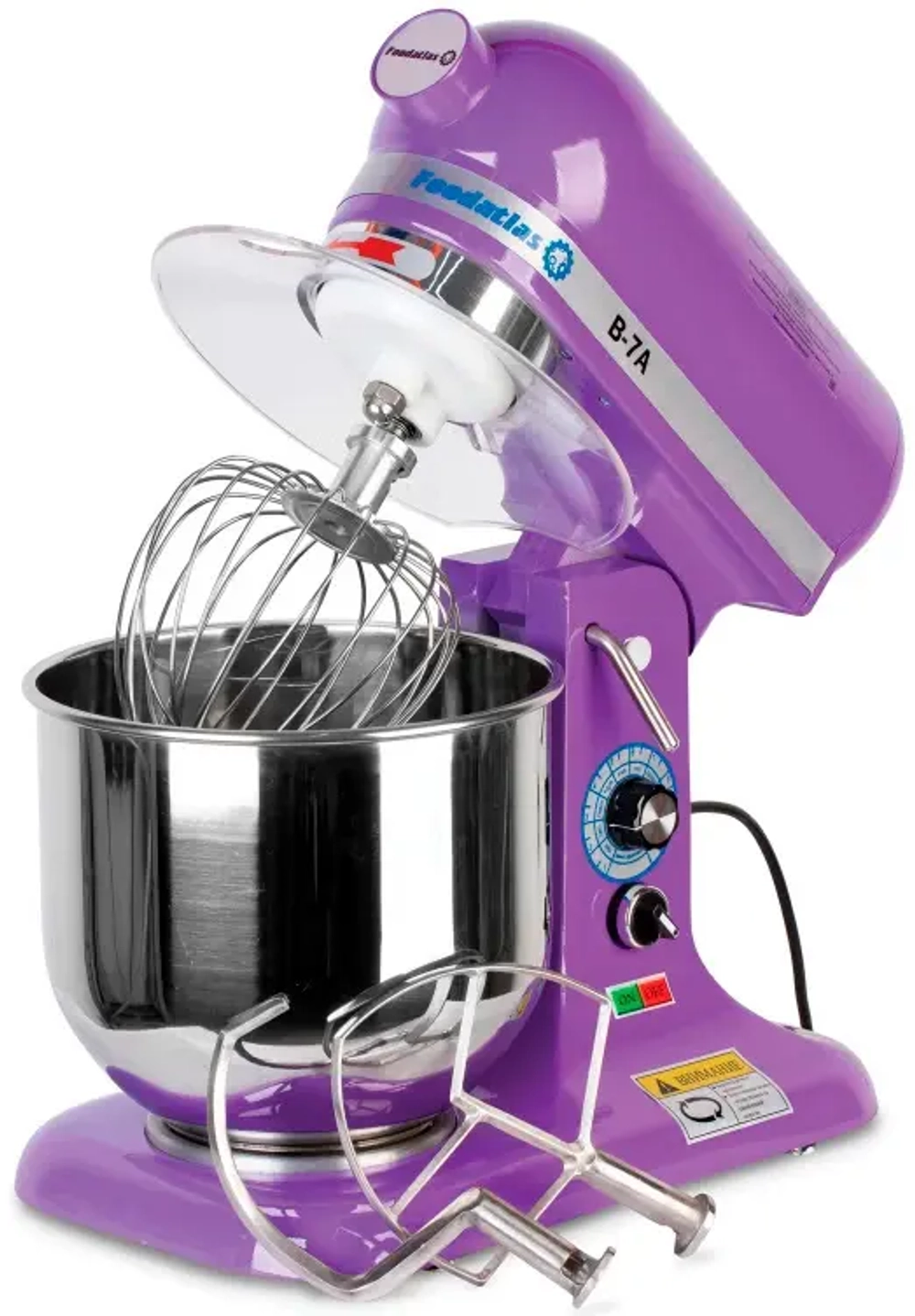 Планетарный миксер Foodatlas B-7A фиолетовый