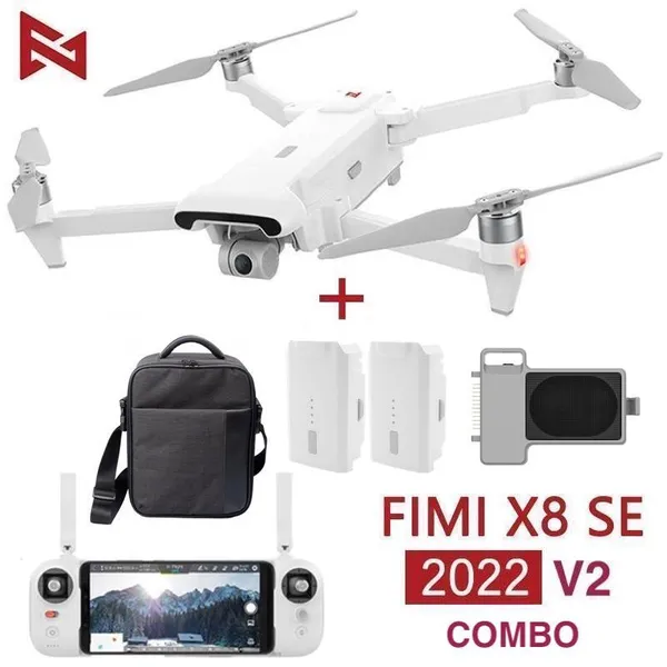 Квадрокоптер FIMI X8 SE 2022 V2 Combo (Сумка + акб + мегафон) фото №1