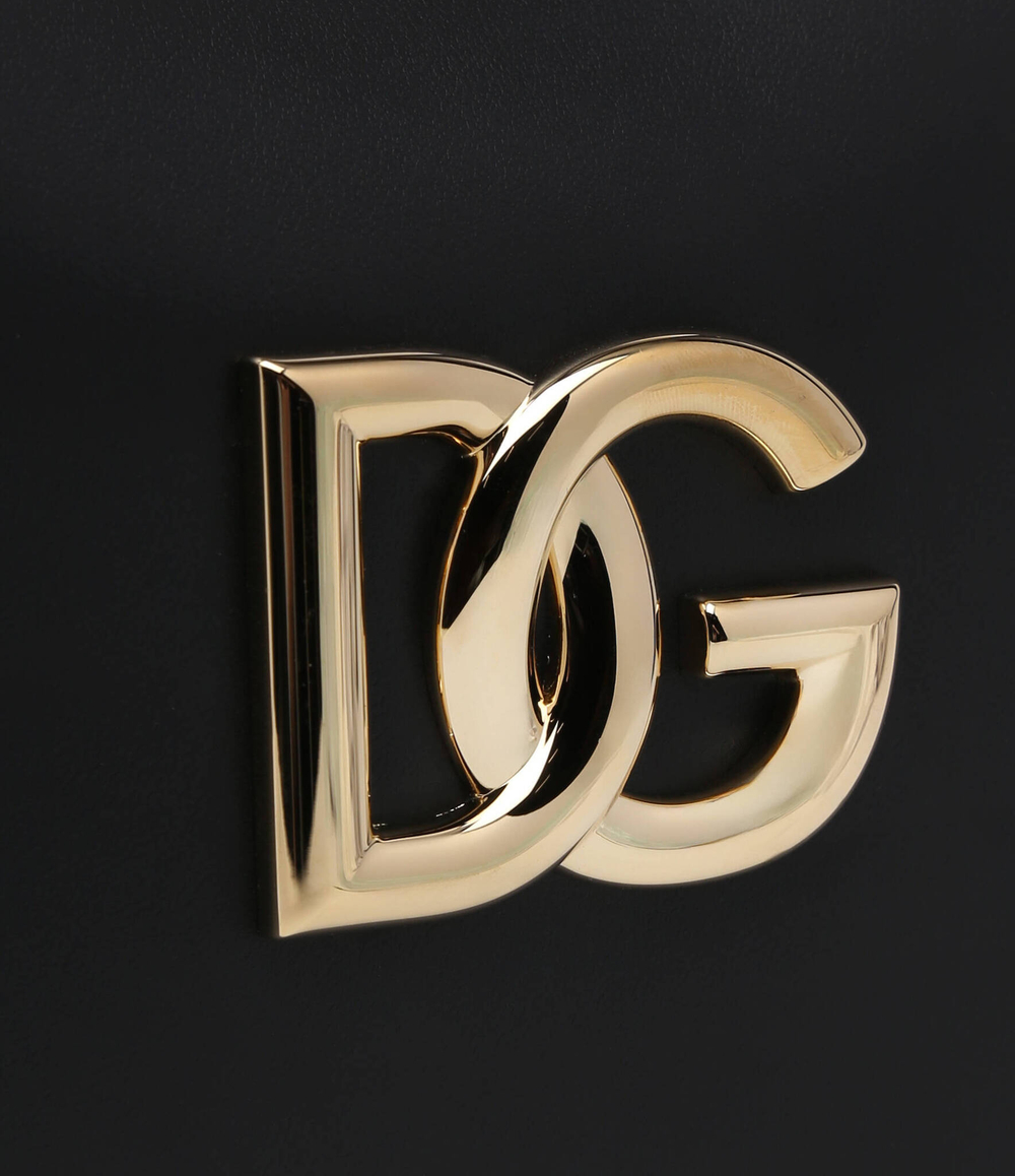 Кожаная сумка хобо 3.5 Dolce & Gabbana - черный(BB7598 AW576)