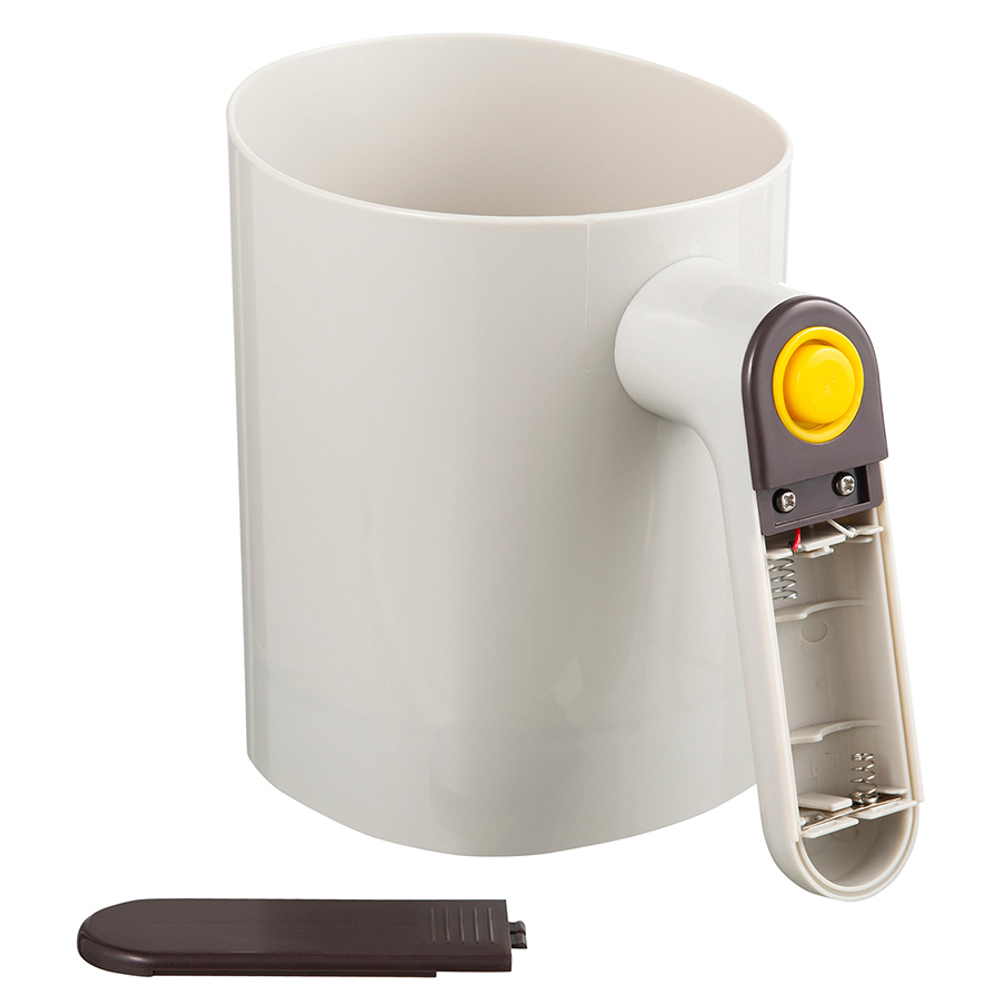 Просеиватель для муки на батарейках wheat, 1 л, светло-серый