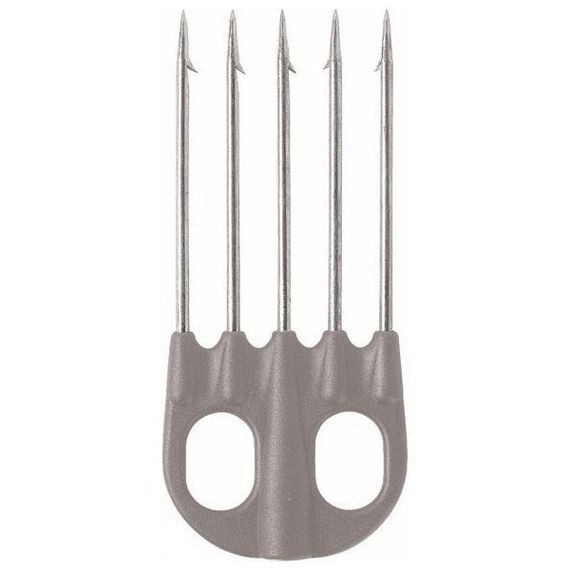 Наконечник Salvimar Jet пятизубый mustad серый