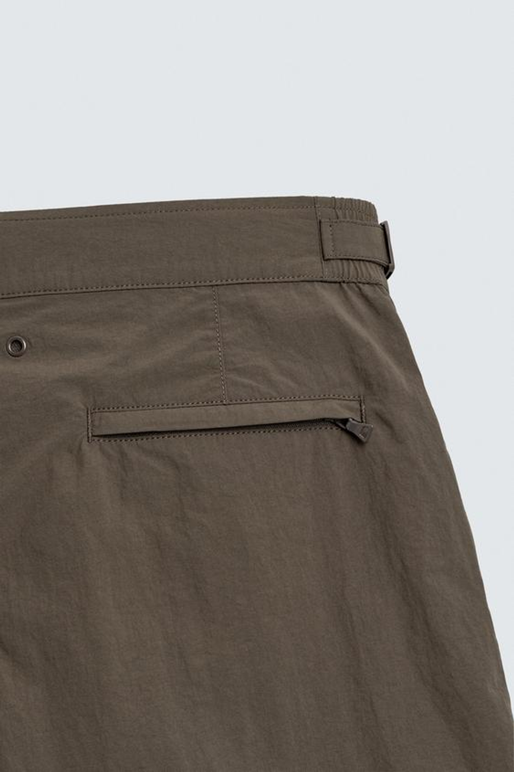 ZARA ПЛАВКИ С БОКОВЫМИ ЛЯМКАМИ, КОРИЧНЕВЫЙ