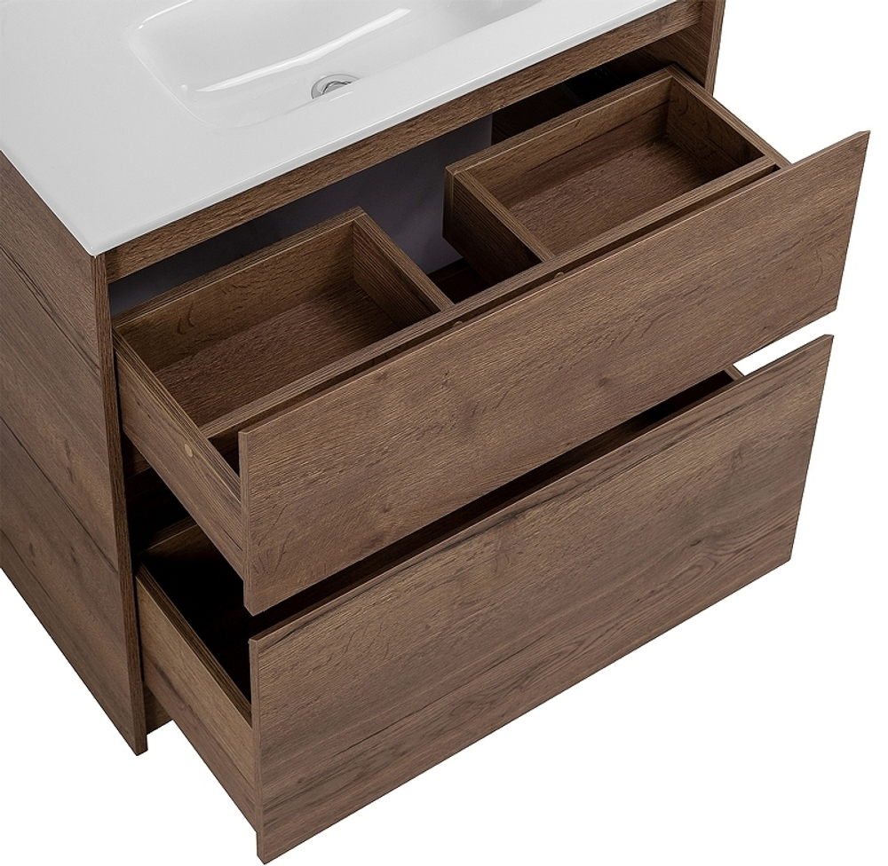 Тумба под раковину BelBagno Kraft 39 70 KRAFT39-700/390-2C-PIA-RT Rovere Tabacco
