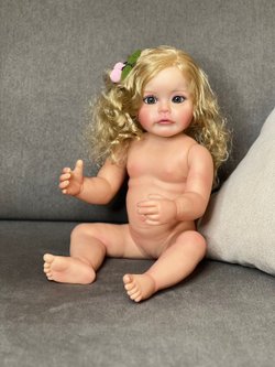 Кукла Реборн виниловая 55см в пакете (FA-556)