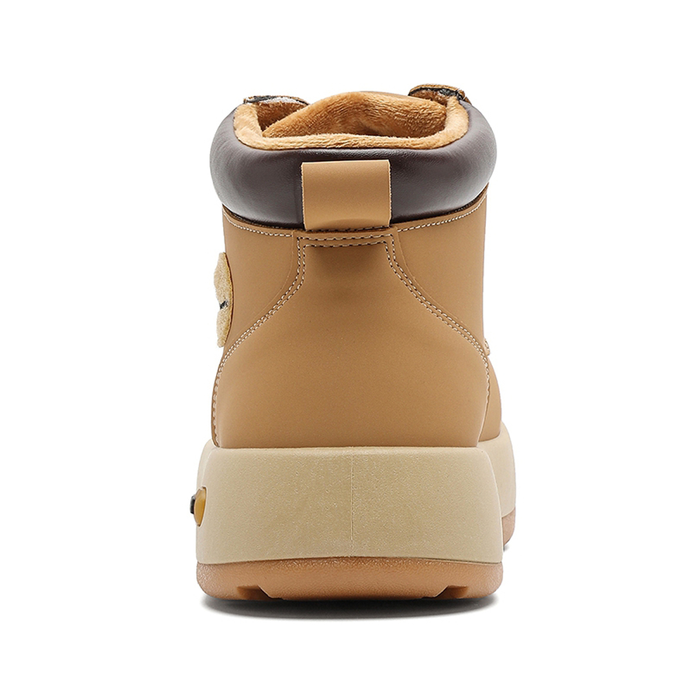 Warrior Thermal Height Increasing Abrasion Resistant High top Insulated Shoes Unisex Camel