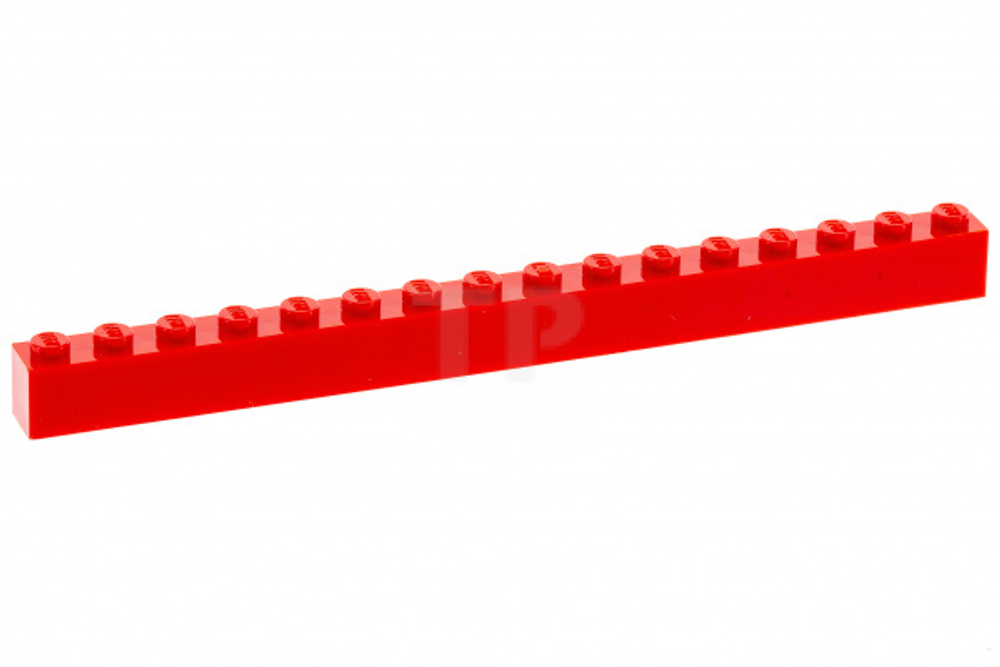 Lego 50шт Кирпич 1x16 (красный) 246521