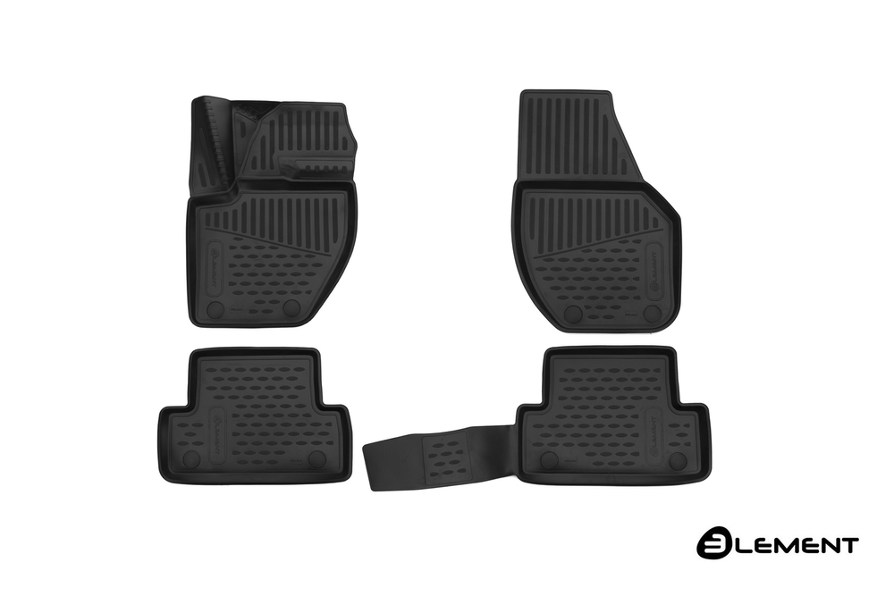 Коврики 3D в салон VOLVO V40, 2016-, Hatchback, Facelifted, (Европа), 4 шт. (полиуретан) Element.ELEMENT3D5014210K