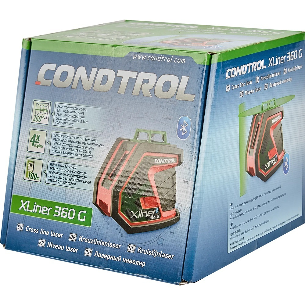 Лазерный уровень CONDTROL XLiner 360 G 1-2-134