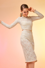 Платье Georgette Beige
