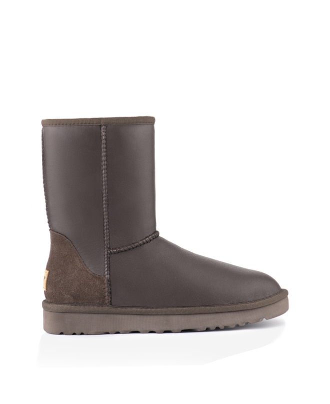 SHORT METALLIC II-chocolate