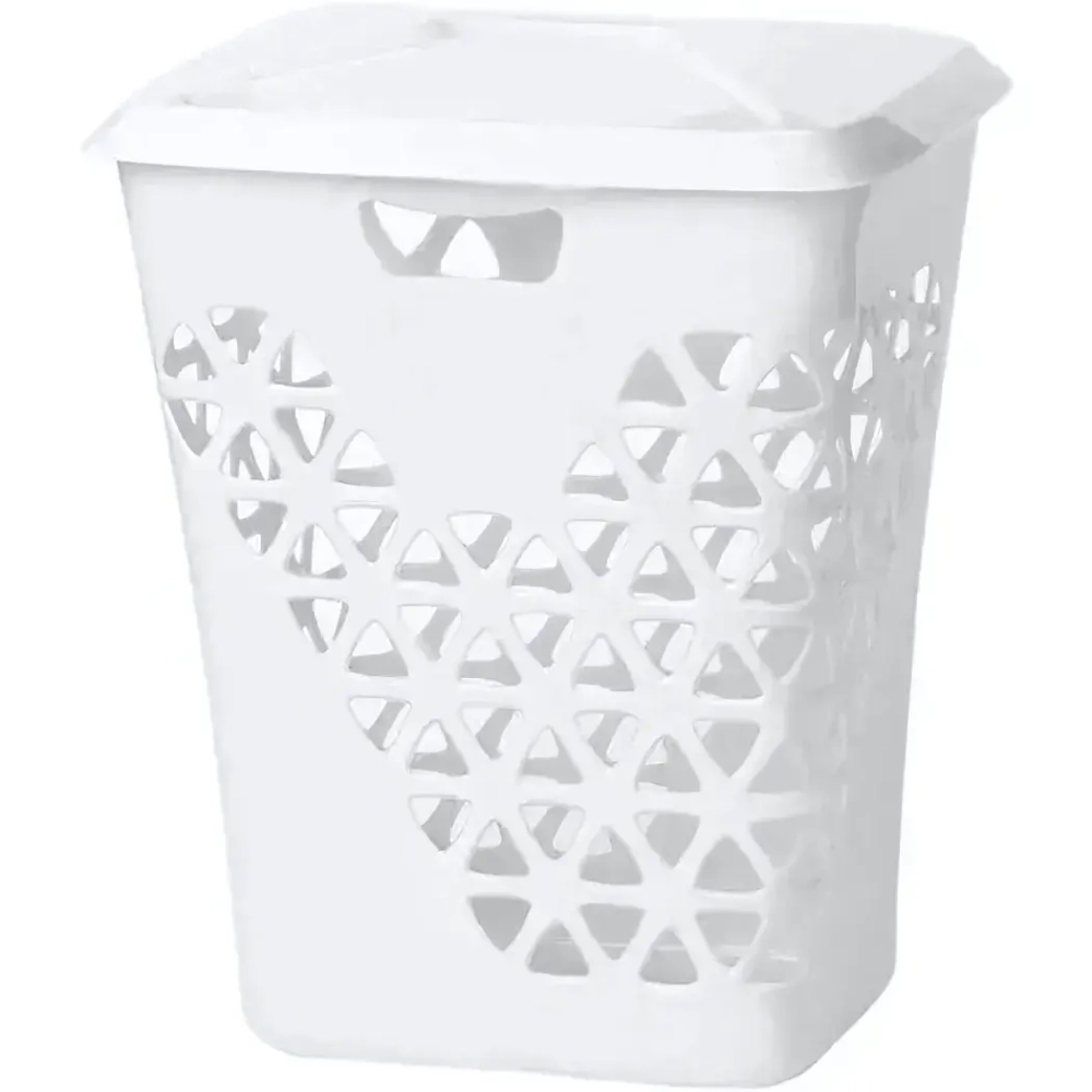 Корзина для белья ВЕНЕЦИЯ 60л Белый 0,55,37х0,47м