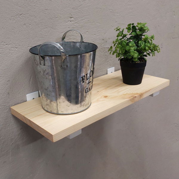 Настенные полки из натурального дерева в скандинавском стиле 80см х 20 см