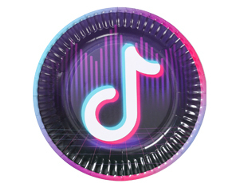 Тарелка бум Блогер Party 17см 6шт