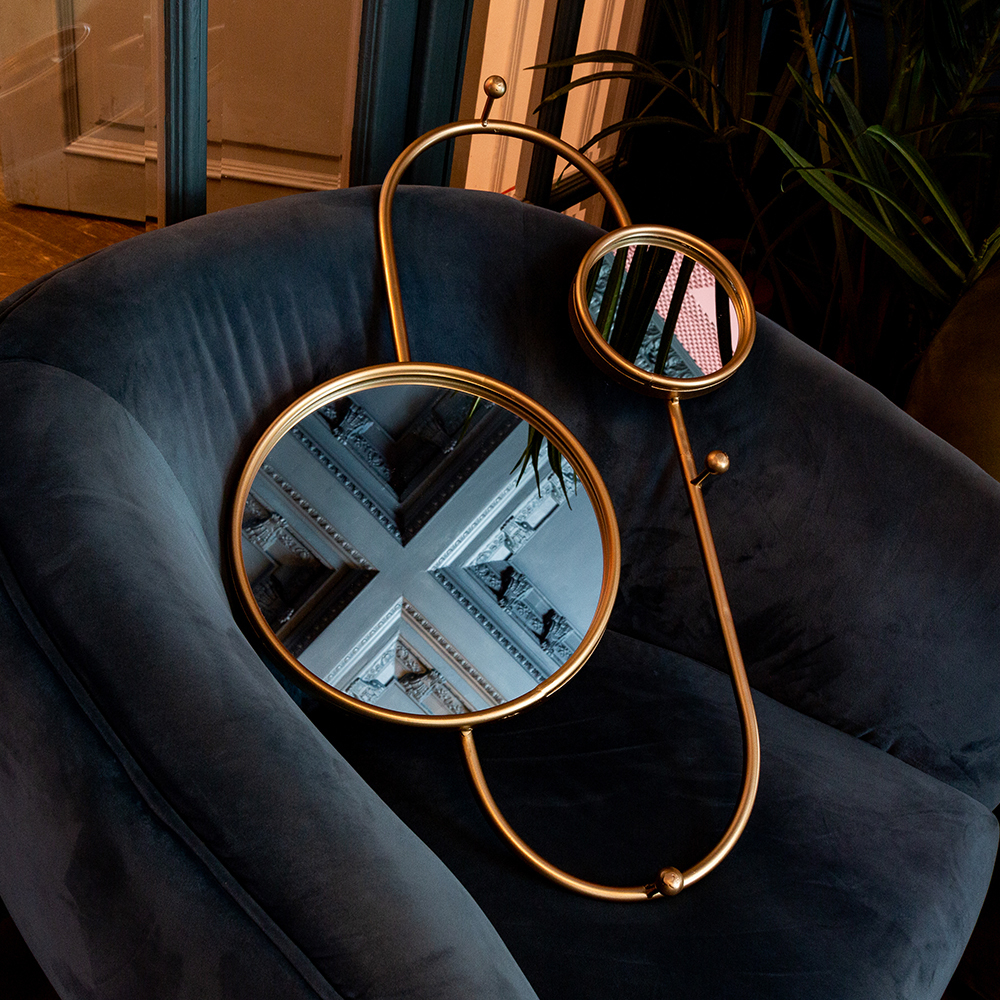 Зеркало настенное Объект мечты Мирам Голд