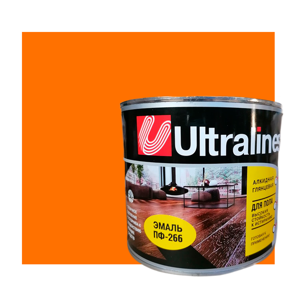Эмаль ПФ-115 "ULTRA LINES" ОРАНЖЕВАЯ 2,6 кг