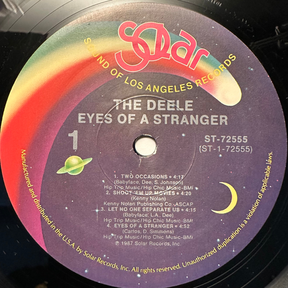 The Deele - Eyes Of A Stranger (США 1987г.)