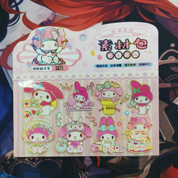 Прозрачные стикеры "Sanrio / Санрио"