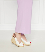 Босоножки ICONIC ELENA SLING BACK WEDGE Tommy Hilfiger - белый(FW0FW04789)