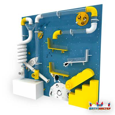 Интерактивная стена для школы «Умный лабиринт», 2,59×2,02×0,5 м